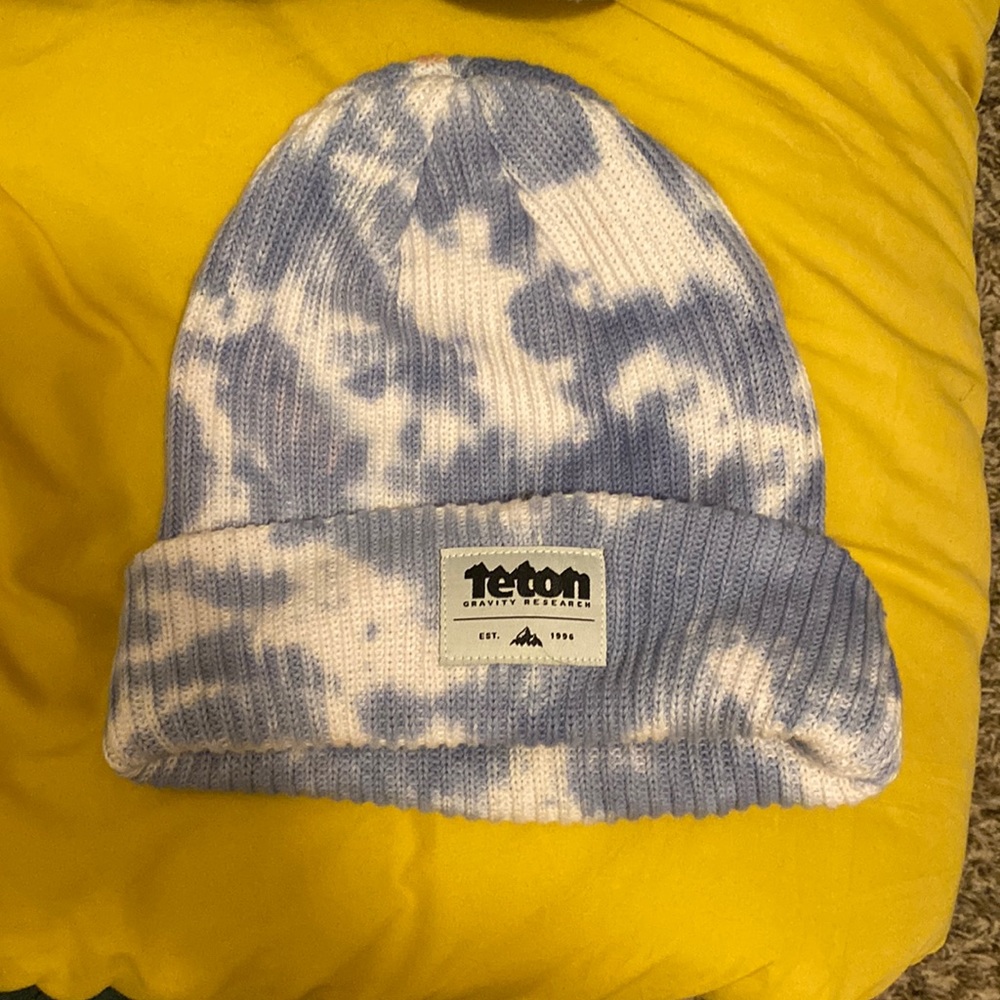 tie dye Teton Gravity Research beanie